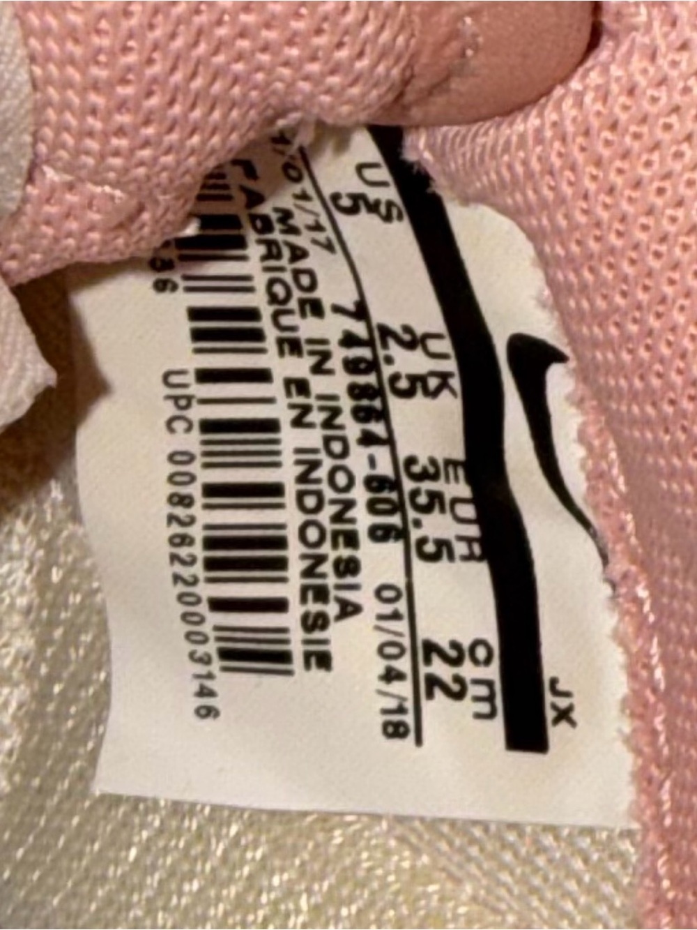 Nike Classic Cortez Blush Pink Sneakers Women’s 5 | Youth 3.5Y - Picture 9 of 9